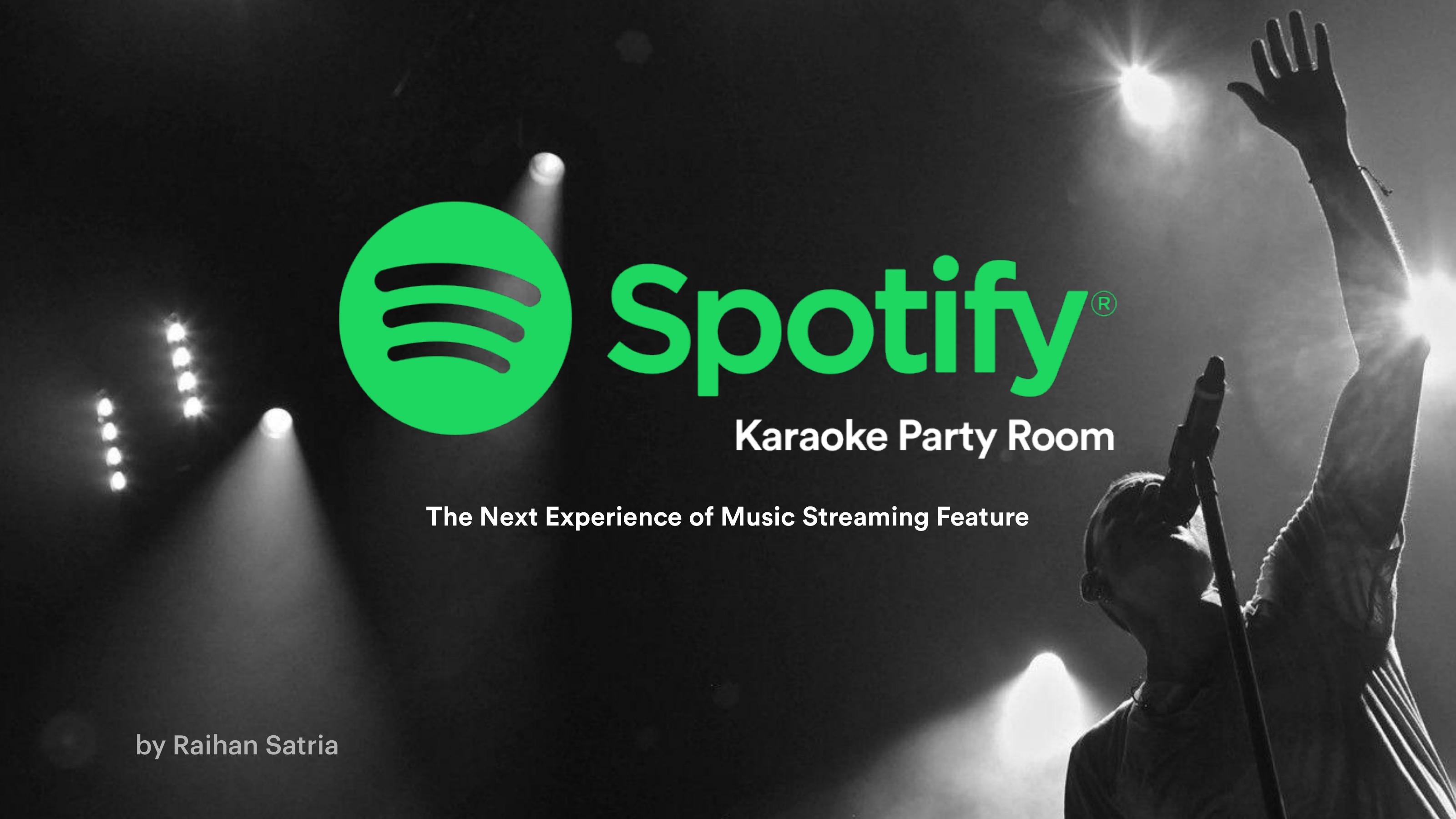Spotify Karaoke Party Room feature concept
